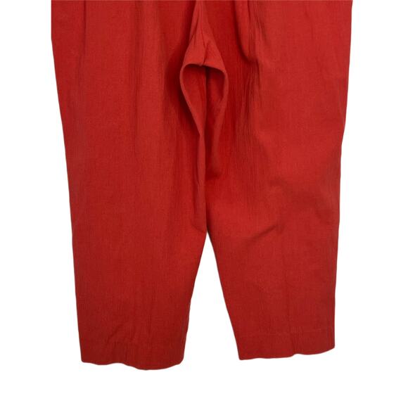 Alfred Dunner Burnt Orange Drawstring Stretch Gauze Wide Leg Pants Size 18 - Picture 7 of 10